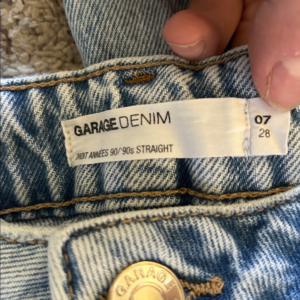 Garage 90’s straight leg denim - Picture 2 of 5